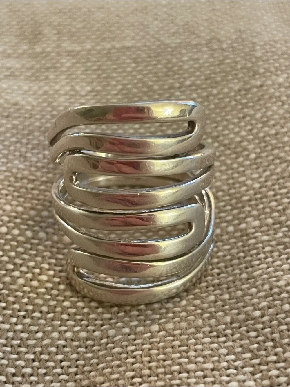 Sterling Silpada Modern Maze Ring